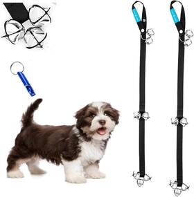 Duke & Dixie 445008739799 And Dog Doorbells Training Potty 2 Pack Bells Adjustable Door Bell