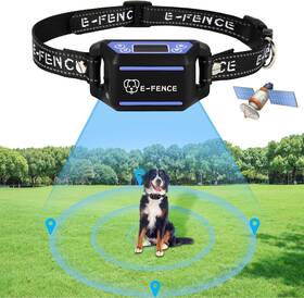 E-fence E066 E-fence Gps Wireless Dog Collar System Electric 1 Pack Black
