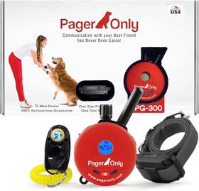 Educator 313112595549 Pg-300 E-collar Bundle With Petstek Clicker And Dog Whistle Training Kit