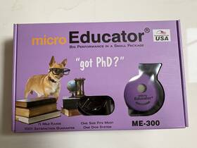 Educator Me300 Micro Me-300-1/3 Mile - Waterproof Dog Collar 100 Stimulation Levels