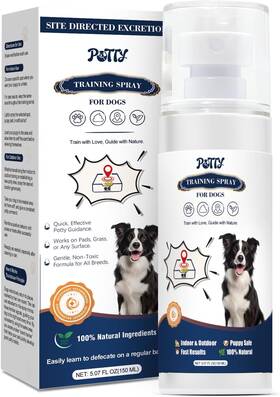 Elentia 313111727712 Potty Training Spray For Dogs Go Here Dog And Pee