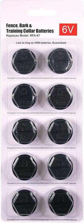 Extreme Dog Fence 850011433331 Long Lasting Japanese Powered Battery For All Collars That Use 10 Pack