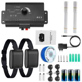 Fl12 Falnatco Electric Dog Fence System With Tone And Shock Collar Waterproof Receiver Adjust