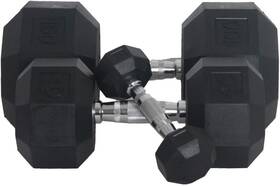 F1db2 Fitness First Rubber Hex Dumbbell Pairs 10 Lbs Black F1db2 Fitness First Rubber Hex Dumbbell Pairs 10 Lbs Black