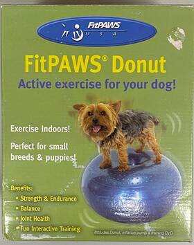 Fitpaws 816452010050 Donut Blue For Smal Dog Fitness And Agility Balance Strength Training Fitpaws 816452010050 Donut Blue For Smal Dog Fitness And Agility Balance Strength Training