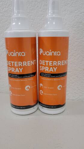 Flourishing Inc. 850062209893 Puainta Deterrent Spray 2 Pack 6 Fl Oz Pet Bitter Plant-derived Training Aid Flourishing Inc. 850062209893 Puainta Deterrent Spray 2 Pack 6 Fl Oz Pet Bitter Plant-derived Training Aid