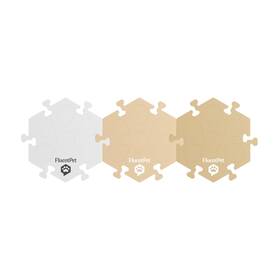 Fluentpet 810119580306 Hextiles - Beiges 3-pack Accessory Dog And Cat Button Learning Mats Each Fluentpet 810119580306 Hextiles - Beiges 3-pack Accessory Dog And Cat Button Learning Mats Each