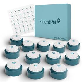 Fluentpet 810119580351 Speak Up Button 12 Pack With Clearer Upward-facing Sound - Recordable Butt Fluentpet 810119580351 Speak Up Button 12 Pack With Clearer Upward-facing Sound - Recordable Butt