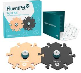 Fluentpet 810119580375 Speak Up Tester Kit - Set Of 2 Dog Talking Buttons With Pre-installed Batter