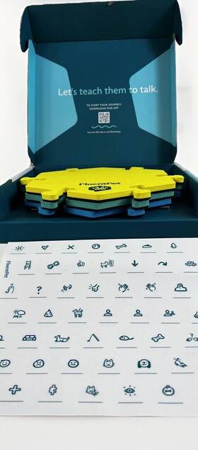 Fluentpet Fpr006bt Fluent Pet Classic Get Started Kit - 3 Hextiles 6 Sound Buttons New Open Box