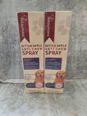 Folaymass 196852334889 X2 Bitter Apple Spray Stop Chewing Dog Non Toxic 8 Fl Oz Safe Fast Acting
