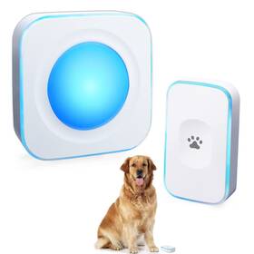 Fuhongrui 768771746458 Wireless Doorbell With Flashing Light 1200ft Door Bell For Dog Touch Com