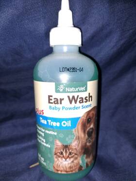 978042 Garmon Corp Naturvet Ear Wash With Tea Tree Oil Aloe And Baby Powder Scent 8 Oz 978042 Garmon Corp Naturvet Ear Wash With Tea Tree Oil Aloe And Baby Powder Scent 8 Oz