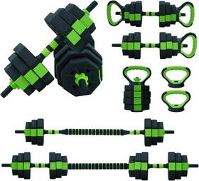 1f8w7rrhzlgxcwv5xuxhtaf8ca Garveelife 4-in-1 Adjustable Dumbbell Set - Dumbbell/barbell/kettlebell/push Up Stand