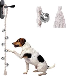 Ginidear 744110882070 Dog Bells To Go Outside Doorbells For Potty Training Adjustable Door B