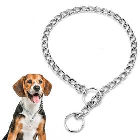 Goetltsch Jxs001 Chain Collar For Small Dogs Medium Metal Slip Link Training Heavy Duty