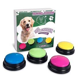 Goplemo 750728385254 Dog Buttons For Communication Starter Pack Voice Recordable Training