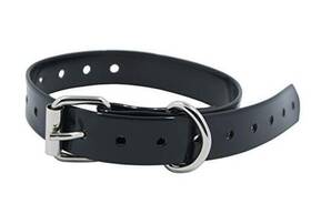 Grade-a Global Eve-4510 Replacement Inch Dog Collar Strap Bands With Double Buckle Loop Training Black