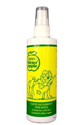 Grannicks 719279588422 Care Dogs Bitter Apple No Chew Spray 8oz