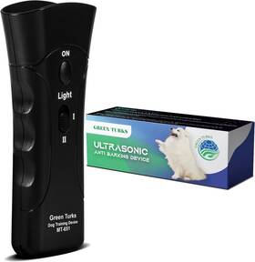 Green Turks 731199857846 Petgentle Handheld Dog Bark Deterrent - Ultrasonic Anti Barking Device Black Green Turks 731199857846 Petgentle Handheld Dog Bark Deterrent - Ultrasonic Anti Barking Device Black