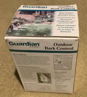 Guardian Gbc11-11246 Guardian-outdoor Bark Control Ultrasonic Deterrent System Free Us Ship