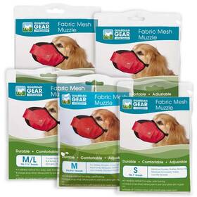 Guardian Gear 721343201625 Gg Fabric Mesh Muzzle M/l Red