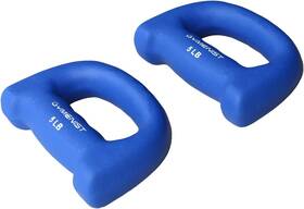 Gymenist 689483087403 Set Of 2 Hand Shaped Neoprene Exercise Workout Jogging Walking Blue