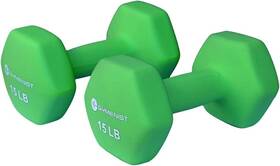 G306-15 Gymenist Pair Of Dumbbells Set 2 Soft Non Slip Grip 15 Lb Lime Green G306-15 Gymenist Pair Of Dumbbells Set 2 Soft Non Slip Grip 15 Lb Lime Green