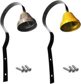 Hallwayee 744759522290 2 Pack Pet Door Bell Tinkle For Potty Training Housetraining All Metal Dog