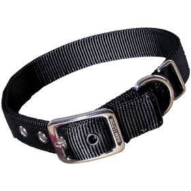 82200404 Hamilton Thick Nylon Deluxe Dog Collar 1inch By 24inch Double Black 82200404 Hamilton Thick Nylon Deluxe Dog Collar 1inch By 24inch Double Black