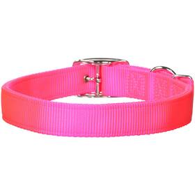82200432 Hamilton Thick Nylon Deluxe Dog Collar 1inch By 24inch Double Hot Pink 82200432 Hamilton Thick Nylon Deluxe Dog Collar 1inch By 24inch Double Hot Pink