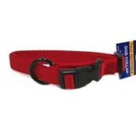 82203901 Hamilton Adjustable Dog Collar 3 4 Inch Medium Red 82203901 Hamilton Adjustable Dog Collar 3 4 Inch Medium Red