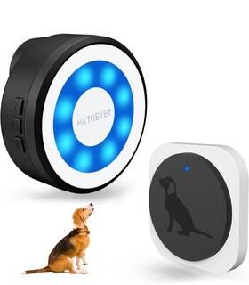 Hathever Pb-11b Dog Door Bell For Potty Training Wireless Doggie Doorbell Operating At 1000 Fee