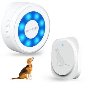 Pb-11b-w-1 Hathever Dog Door Bell For Potty Training Wireless Doggie Doorbell To Go Outside Ope Pb-11b-w-1 Hathever Dog Door Bell For Potty Training Wireless Doggie Doorbell To Go Outside Ope