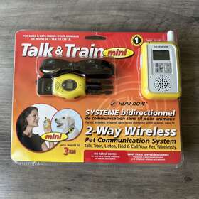 Hear Now 628075000086 New Talk And Train 2-way Wireless Pet Communication System Mini Yellow Hear Now 628075000086 New Talk And Train 2-way Wireless Pet Communication System Mini Yellow