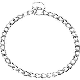 Herm Sprenger 022853073396 Chrome Plated Steel Dog Collar With Short Flat Links Choke Chai