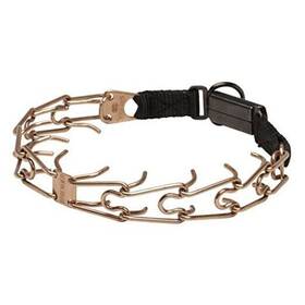Herm Sprenger 5000767 Curogan Ultra-plus Prong Collar With Medium - 10 Links Gold