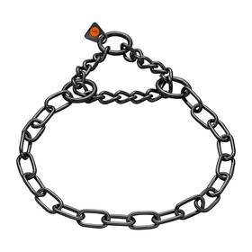 5154505557 Herm Sprenger Black Stainless Steel Fur Saver Dog Collar Medium 5154505557 Herm Sprenger Black Stainless Steel Fur Saver Dog Collar Medium