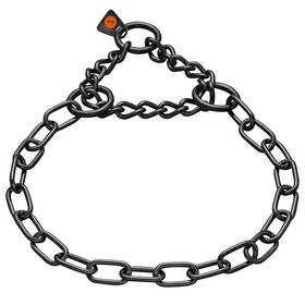 5154506057 Herm Sprenger Black Stainless Steel Fur Saver Dog Collar Medium 5154506057 Herm Sprenger Black Stainless Steel Fur Saver Dog Collar Medium