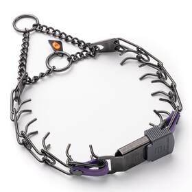 Herm Sprenger 59996bssbn3 Black Stainless Steel Dog Collar With Quick Release C... Fast Ship