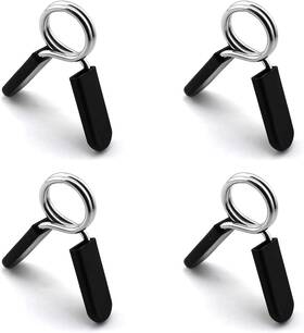 Gwldbblc-25-4 Heyous 4pcs Gym Weight Lifting Dumbbell Barbell Bar Lock Clamp Black/silver Gwldbblc-25-4 Heyous 4pcs Gym Weight Lifting Dumbbell Barbell Bar Lock Clamp Black/silver
