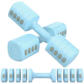 Hezeyferg 673498203422 Adjustable Dumbbell Set Total 13.2lb Weights Blue Hezeyferg 673498203422 Adjustable Dumbbell Set Total 13.2lb Weights Blue