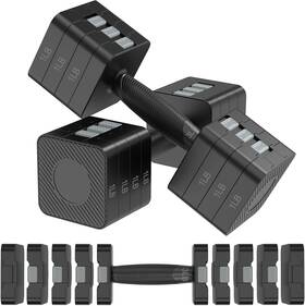 Hezeyferg 785034524943 22lbs Adjustable Dumbbells Set Hand Weights Sets With 5 Levels 3lb 5lb Hezeyferg 785034524943 22lbs Adjustable Dumbbells Set Hand Weights Sets With 5 Levels 3lb 5lb