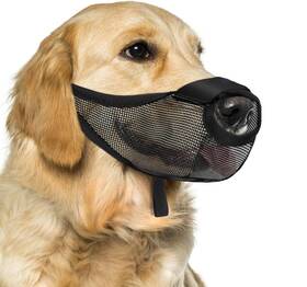 Highnesson-ww 787502525735 Dog Muzzle Cover Mesh Anti-bite And Anti-barking Chewing