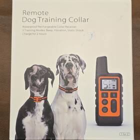Hkzooi X0032bg6pd Dog Training Collar Orange Waterproof Rechargeable Vibration Shock Beep