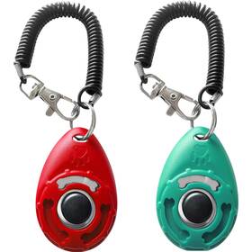 Hoaooo 734678399585 Pet Training Clicker With Wrist Strap - Dog Clickers New Red Blue