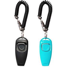 Hoaooo 734678399639 Pet Training Clicker Whistle With Wrist Strap - Dog Clickers Black