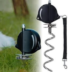 Home In Bold Hib0045 Heavy-duty Retractable Dog Tie Out Cable The Ultimate Line For Outside R