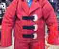 Hsbs128jacket-l Hilason Large Body Protection Police Dog Training Bite Suit Jacket K-9 Schutzhund Red