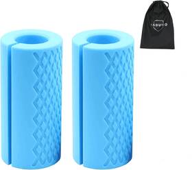 Gr-001 Iadumo Barbell Grips - Thick Dumbbell Arm Blaster Adapter With Sky Blue Gr-001 Iadumo Barbell Grips - Thick Dumbbell Arm Blaster Adapter With Sky Blue